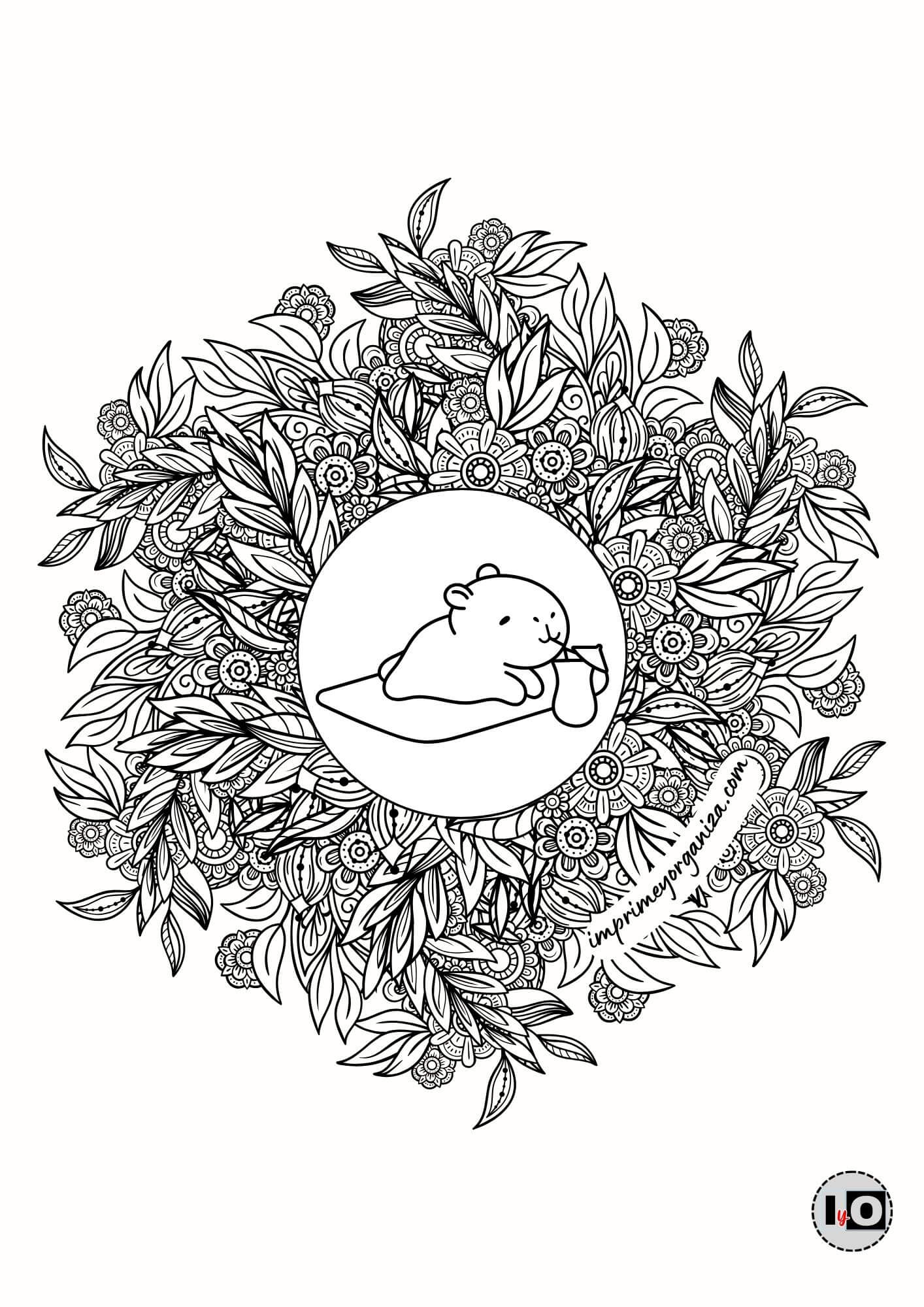 Mandala Capibara Mojito