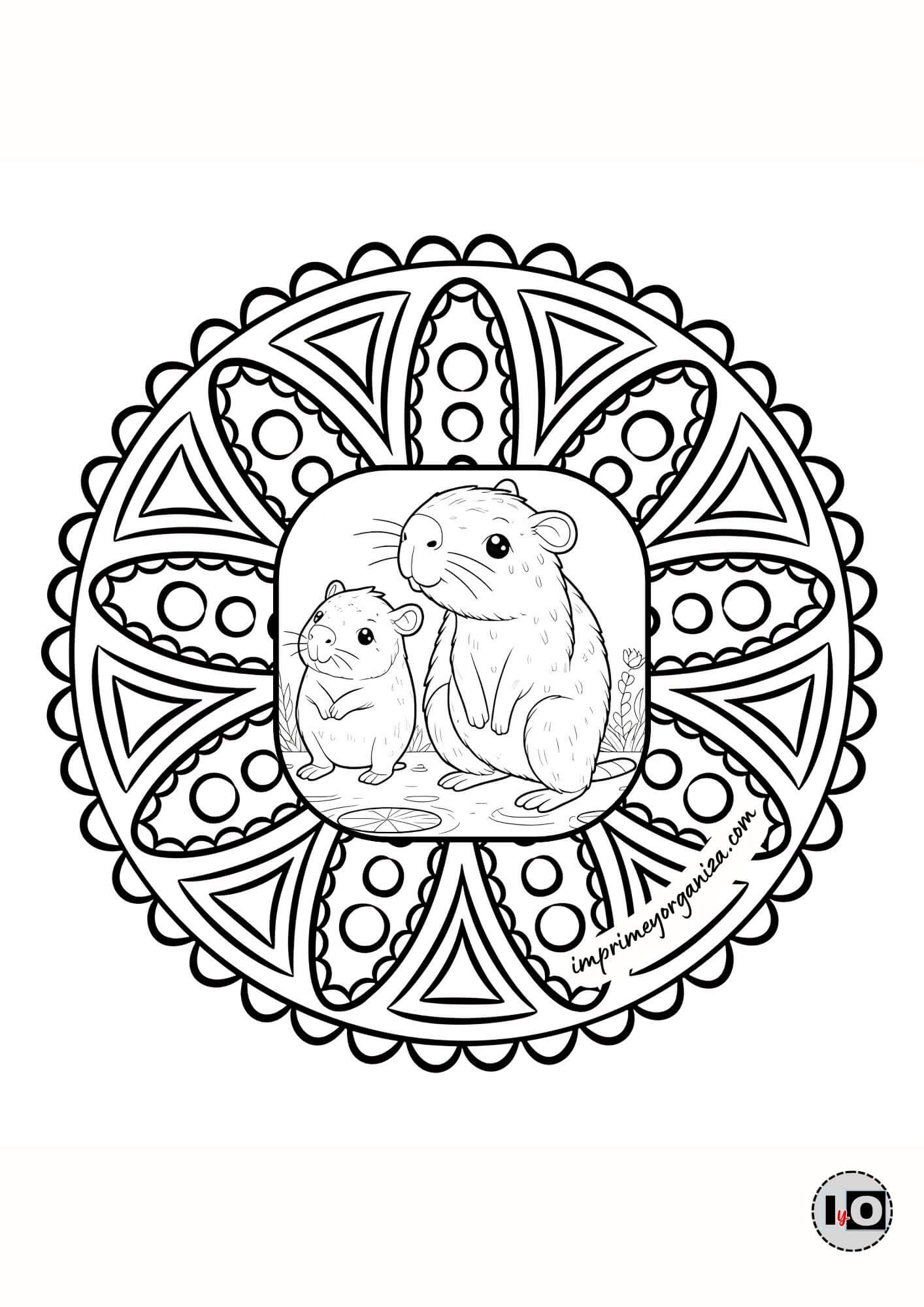 Mandala Capibaras