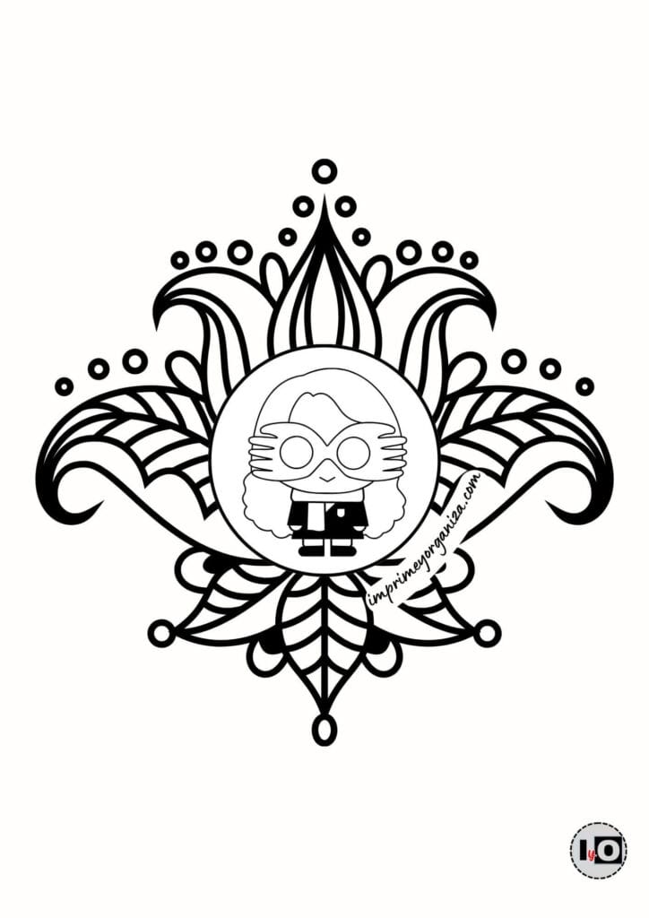 Mandalas de Harry Potter para imprimir y colorear [GRATIS]