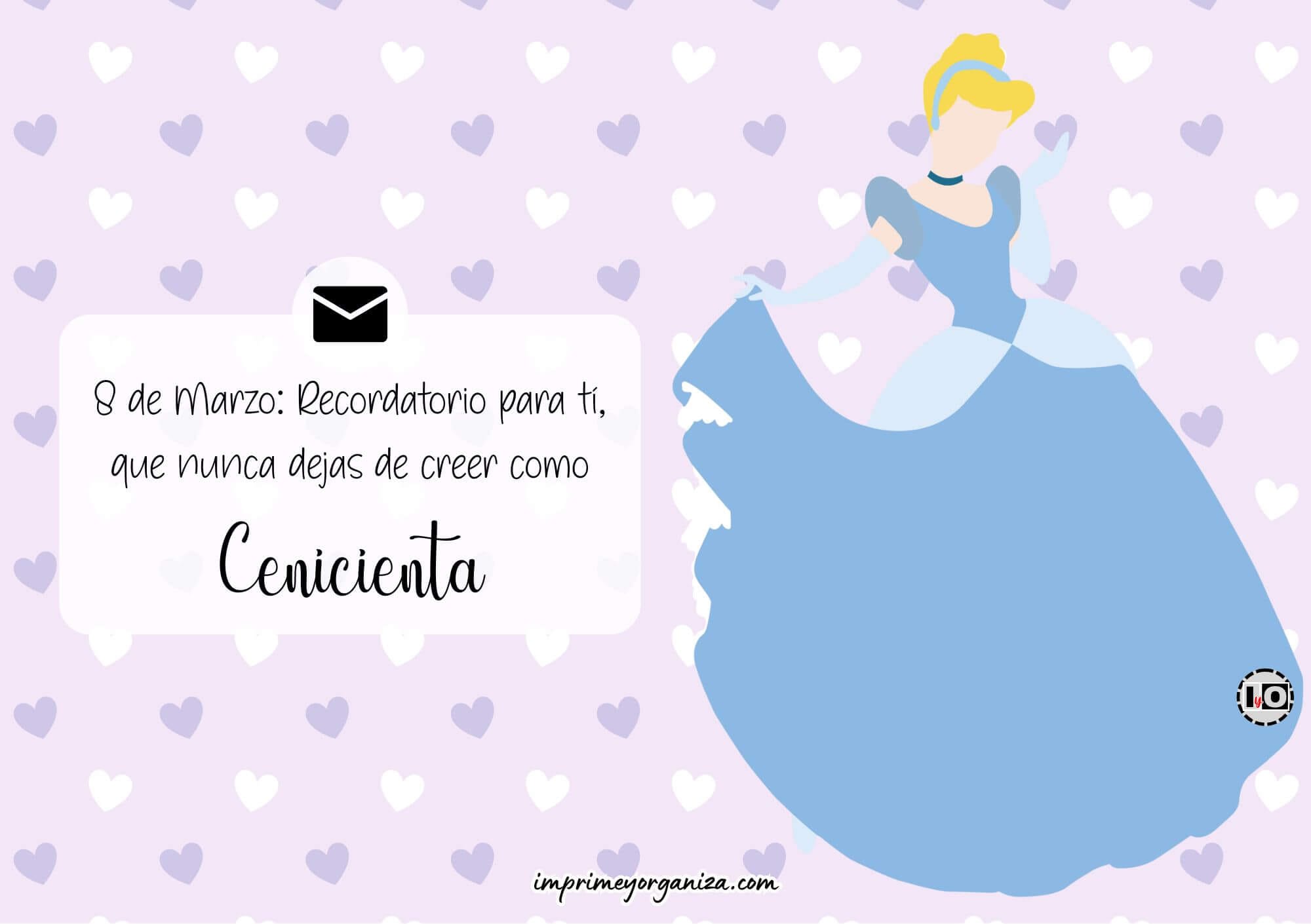 Tarjeta Cenicienta