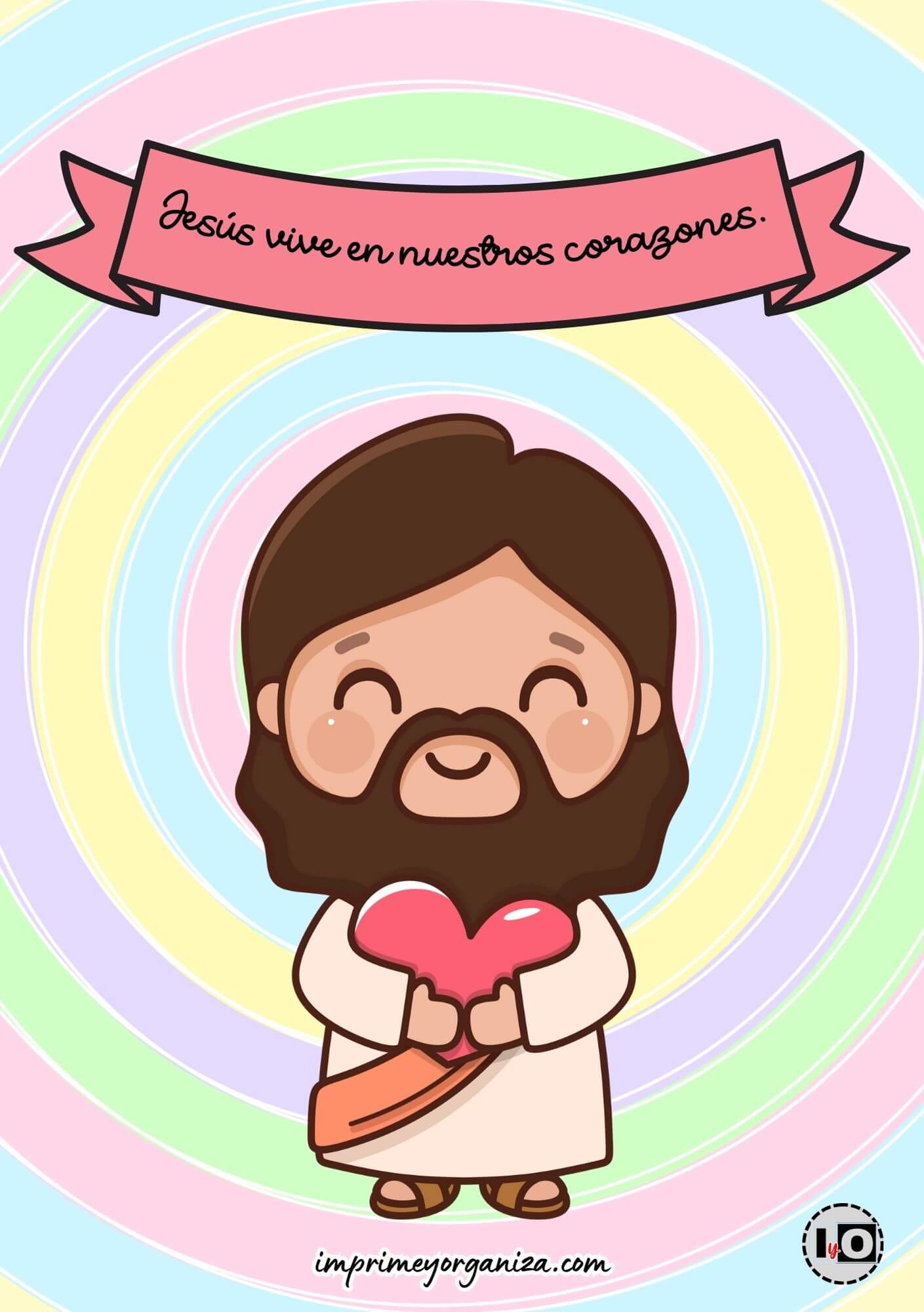 Tarjeta Jesús Corazones