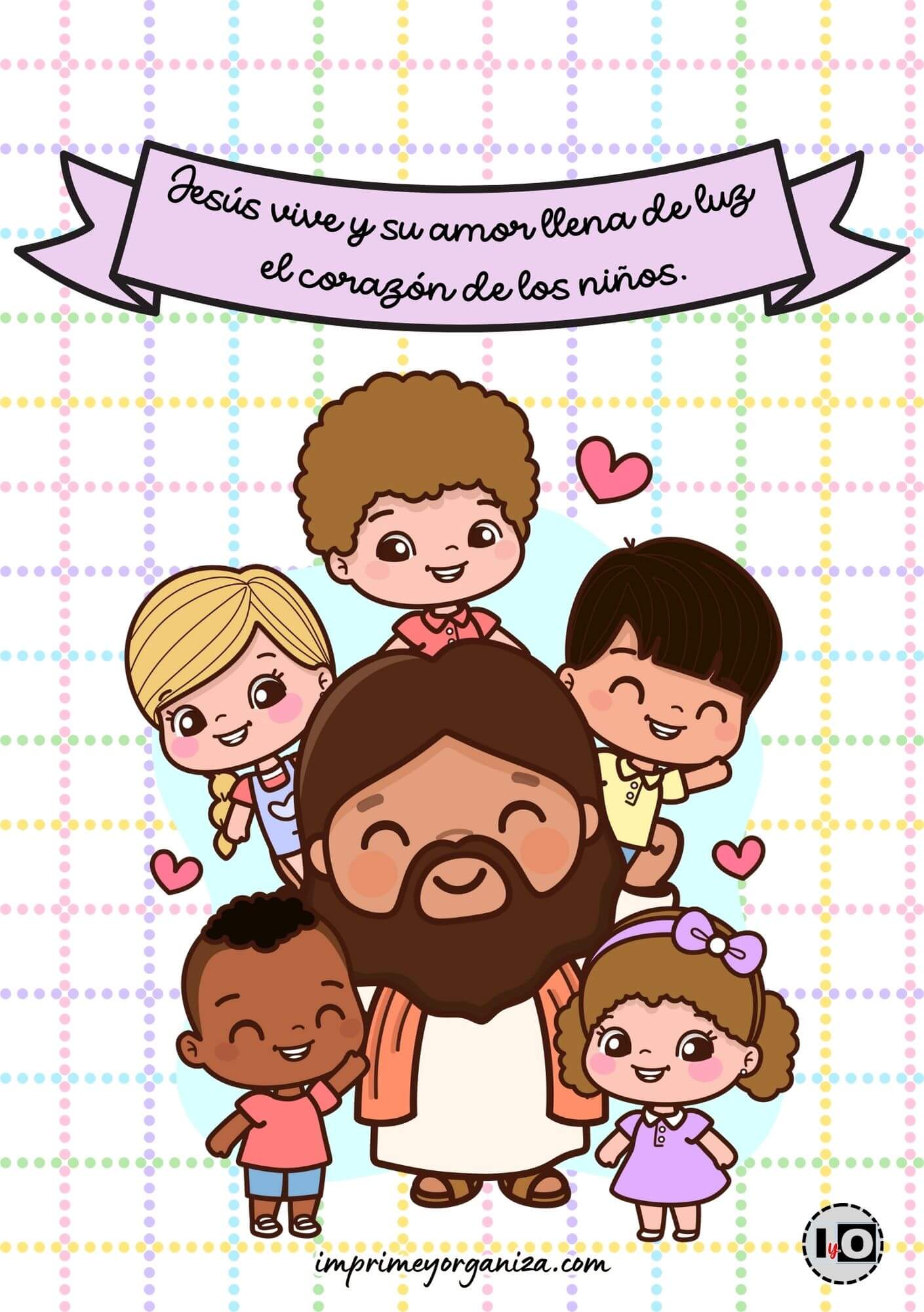 Tarjeta Jesús Niños