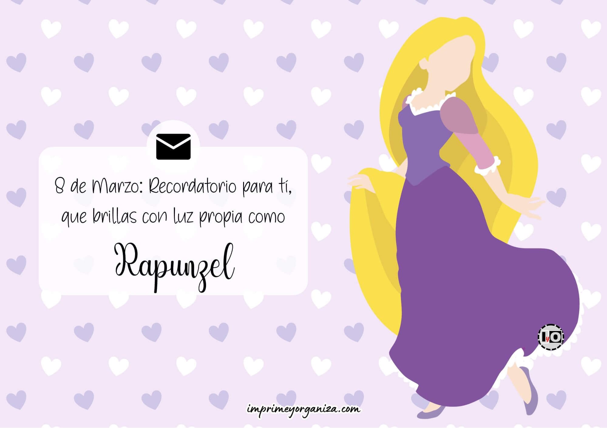 Tarjeta Rapunzel