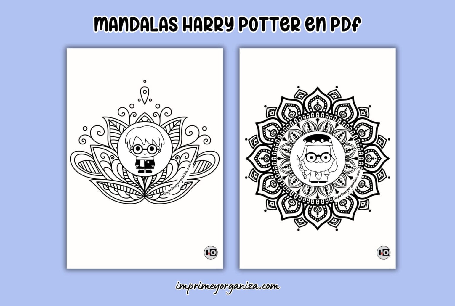 Mandalas para imprimir y colorear en PDF [GRATIS]
