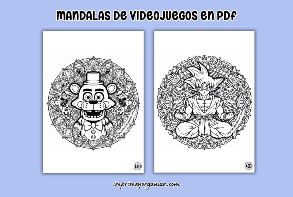 mandalas de videojuegos en pdf gratis