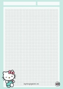 Hoja Hello Kitty Mint