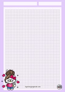 Hoja Hello Kitty Mom