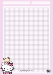 Hoja Hello Kitty Osito