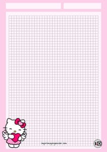 Hoja Hello Kitty Rosa