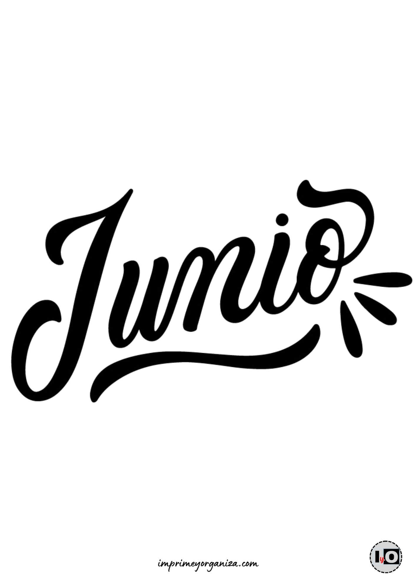 Lettering Junio