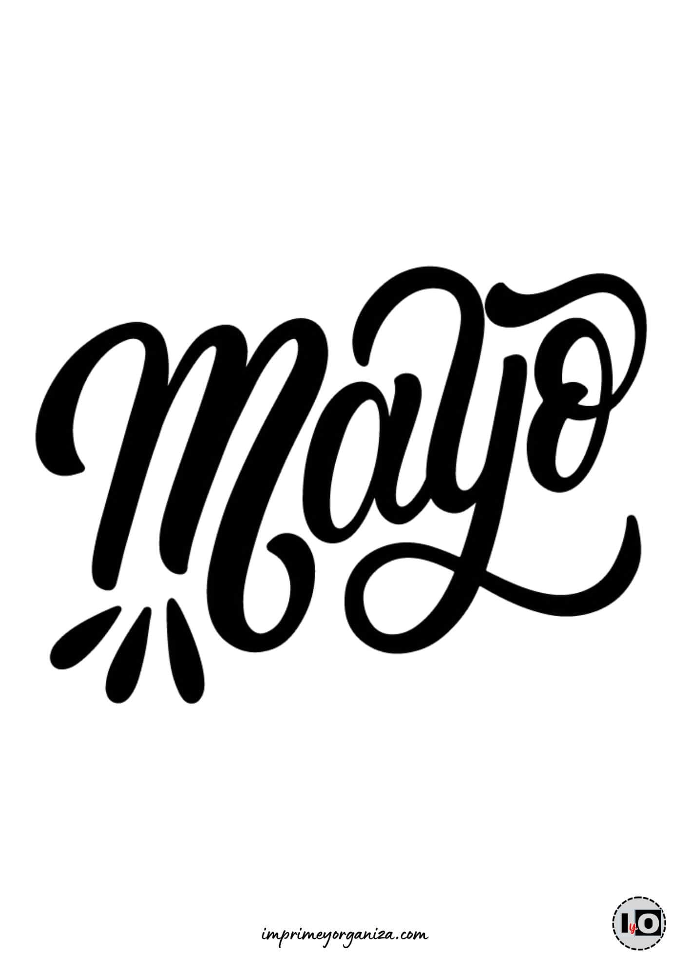 Lettering Mayo