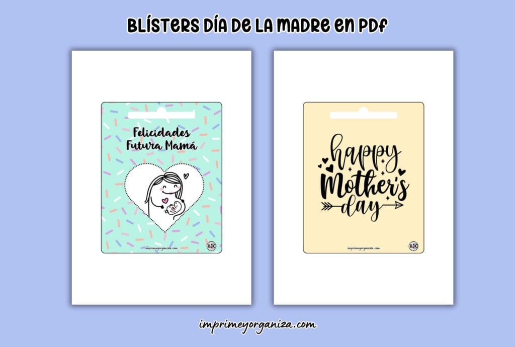 blísters día de la madre en pdf gratis