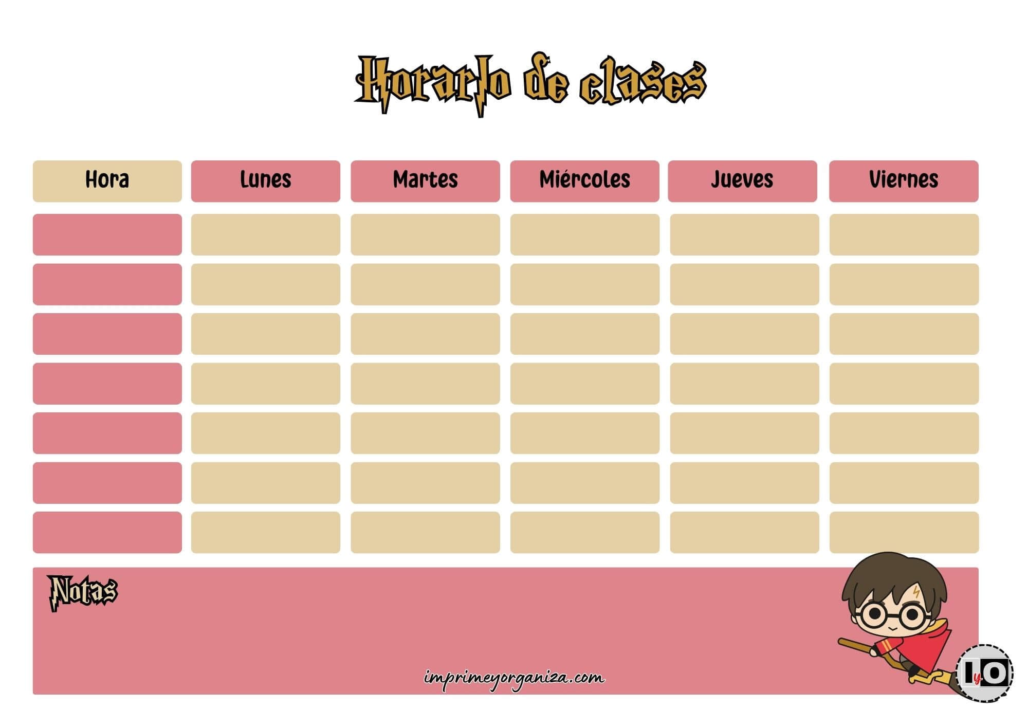 Horario Harry Quidditch