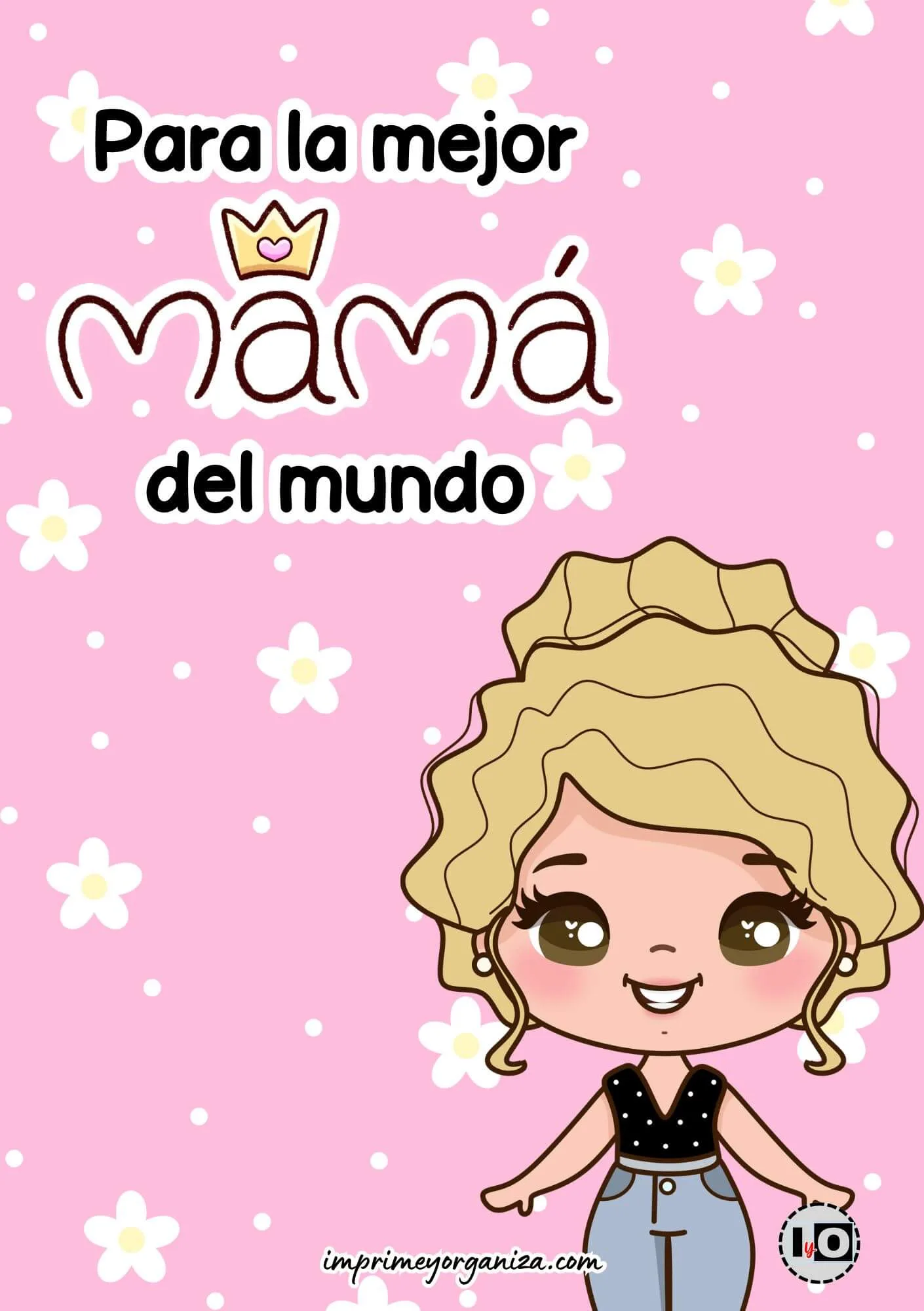 Pegatina «La Mejor Mamá Del Mundo Mamá Día De La Madre» De TheLariat