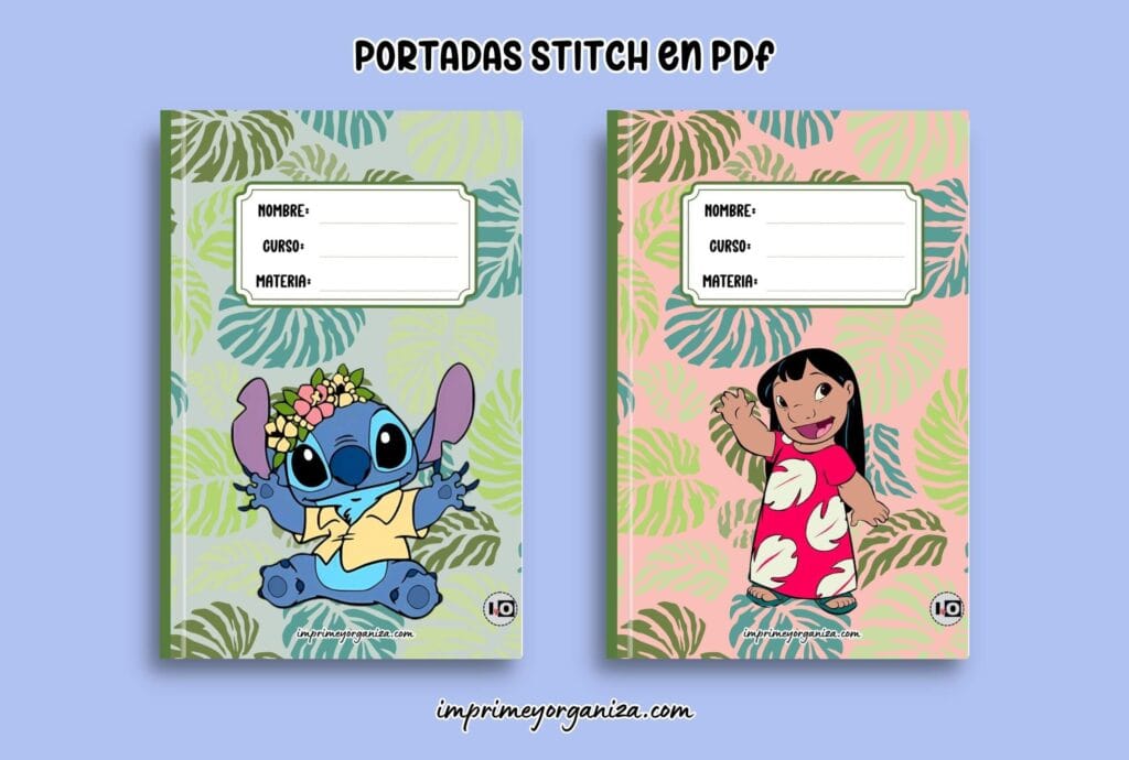 portadas Stitch en pdf gratis