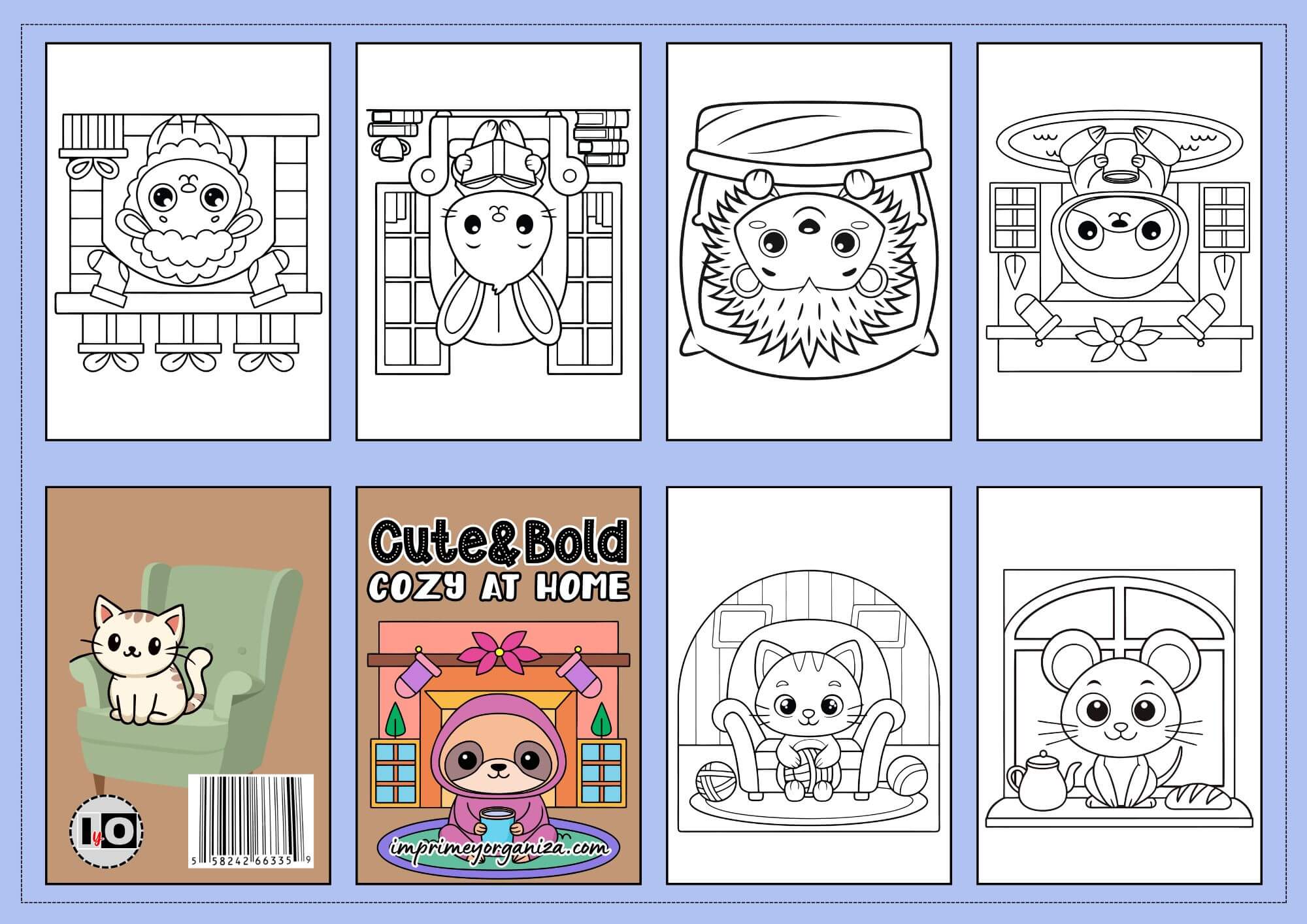 Librito Cute&Bold Cozy at home