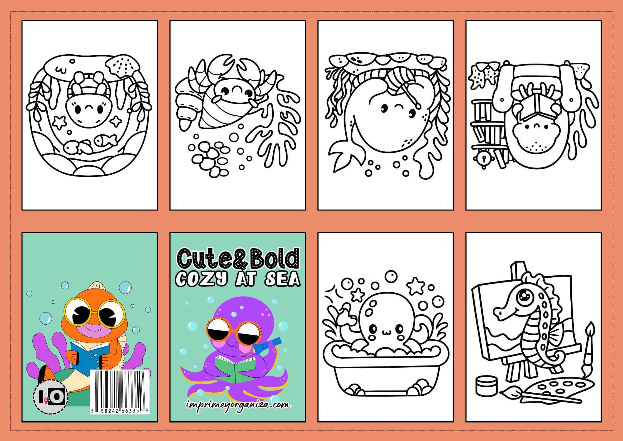 Librito Cute&Bold Cozy at sea