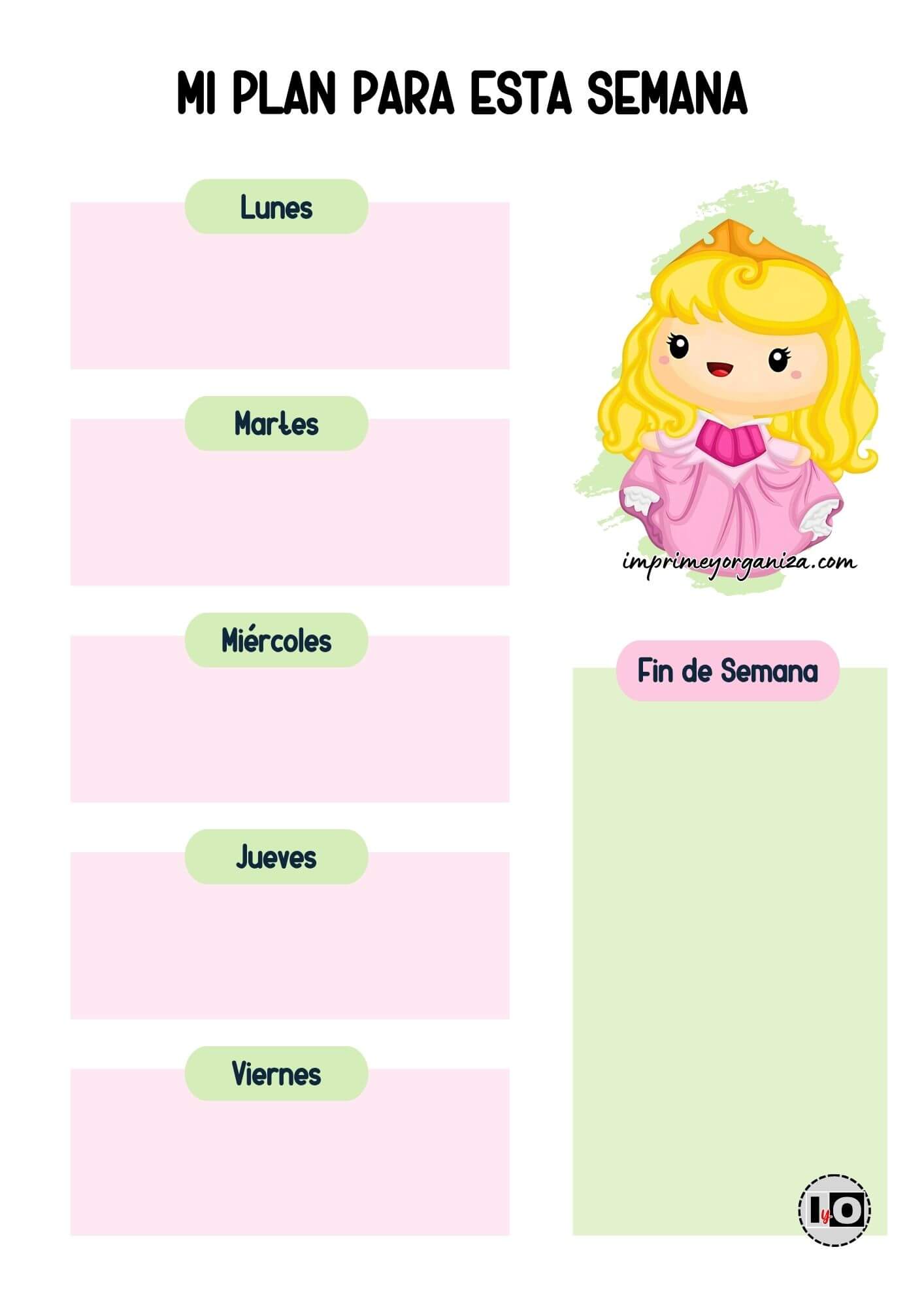 Planner Semanal Aurora