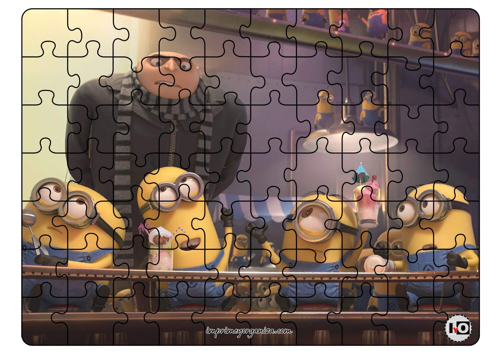Puzzle Gru con Minions