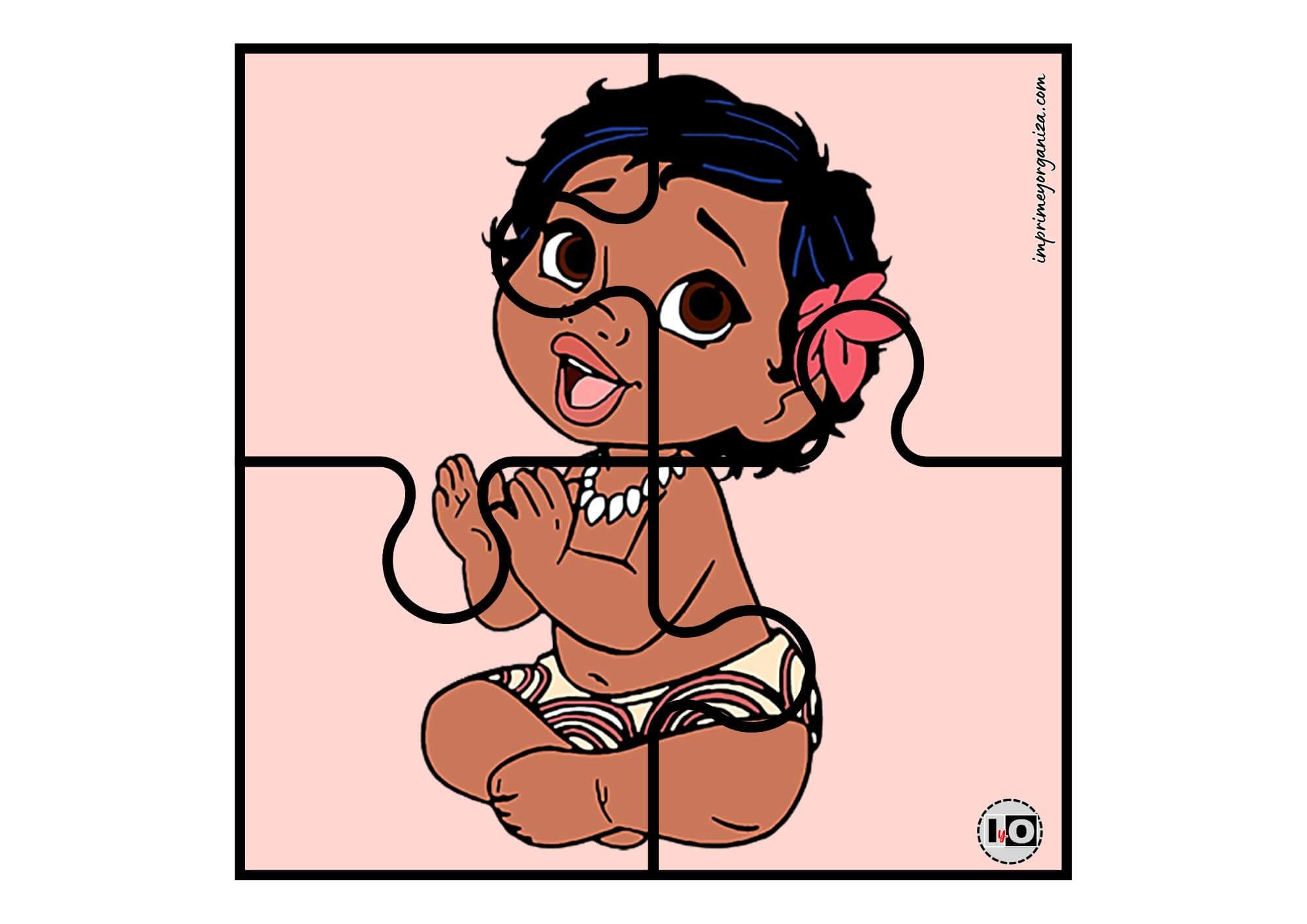 Puzzle Moana Bebe