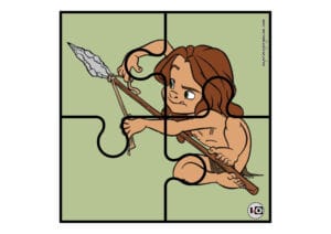 Puzzle Tarzán Bebe