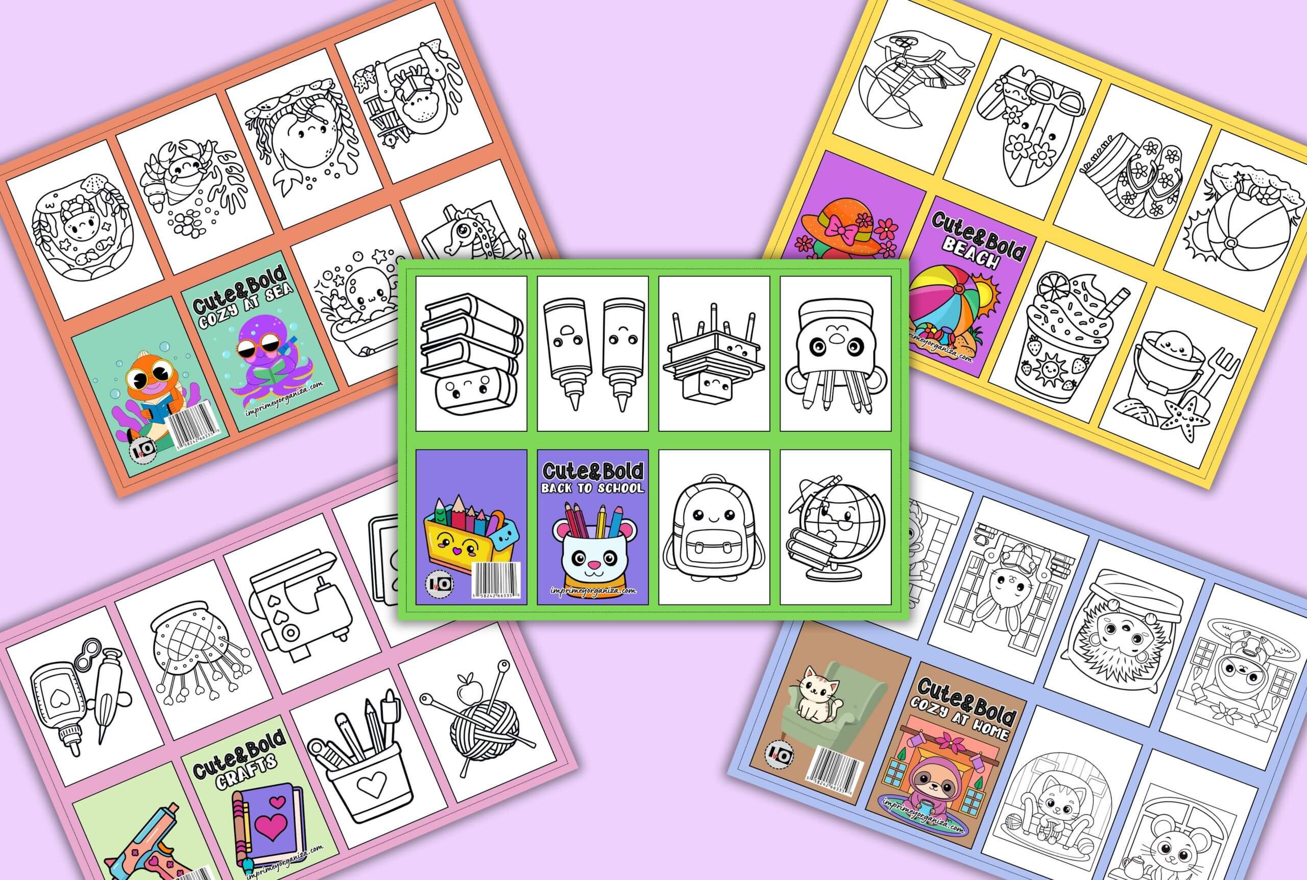 libritos de colorear cute bold and easy en pdf gratis