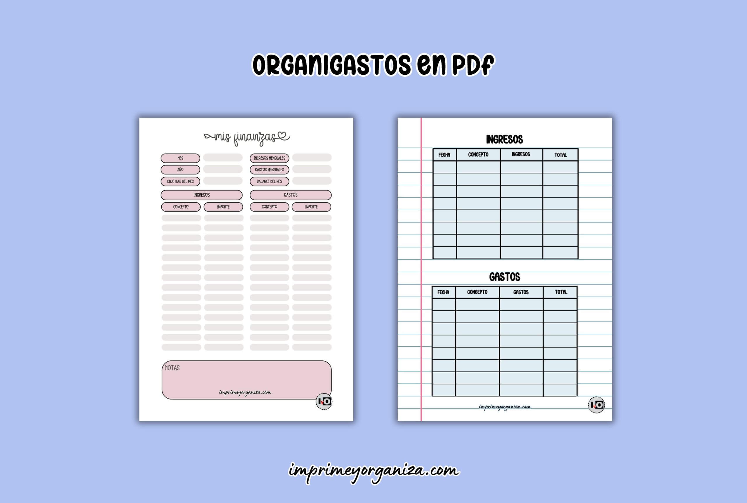 organigastos en pdf gratis