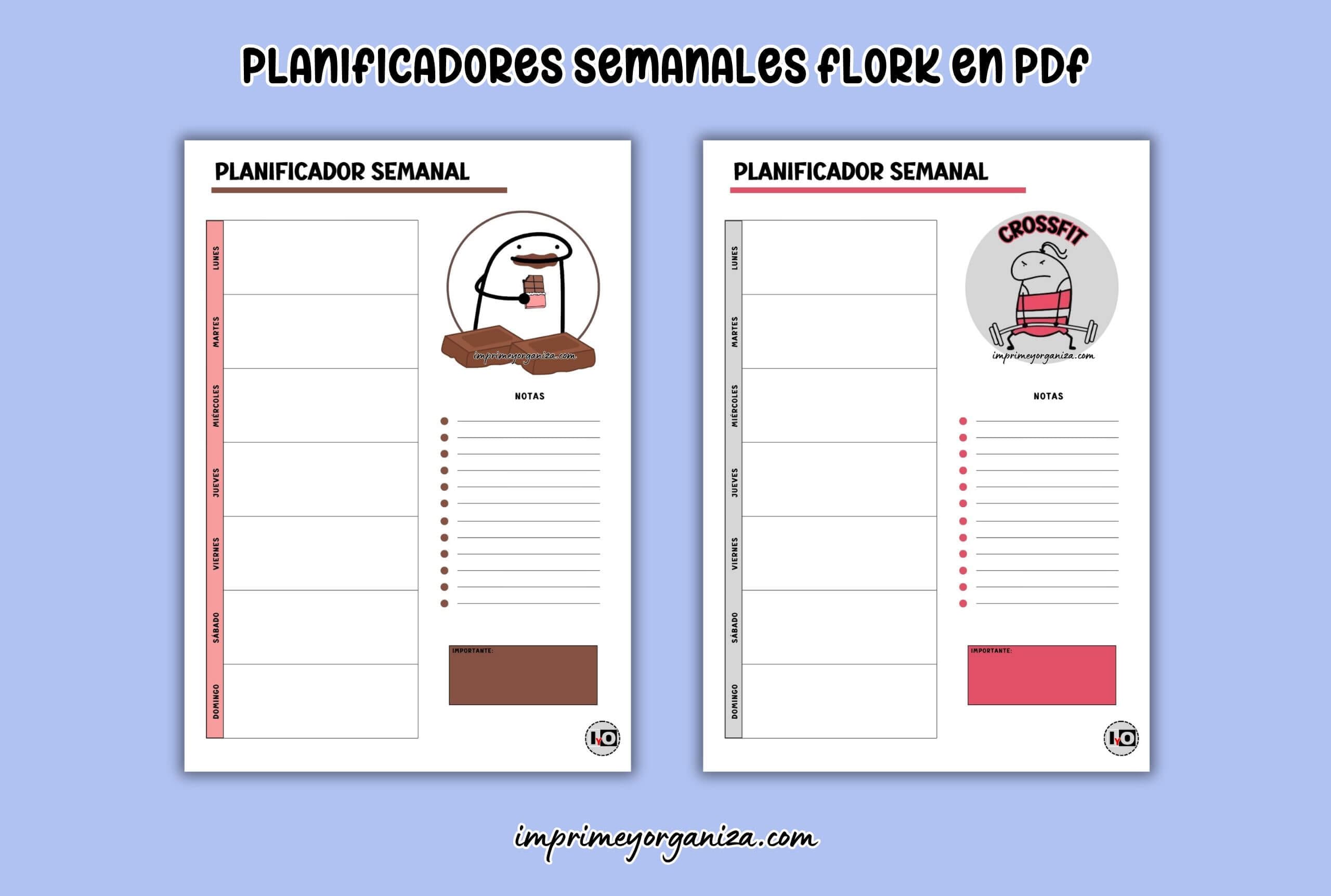 planificadores semanales flork en pdf gratis
