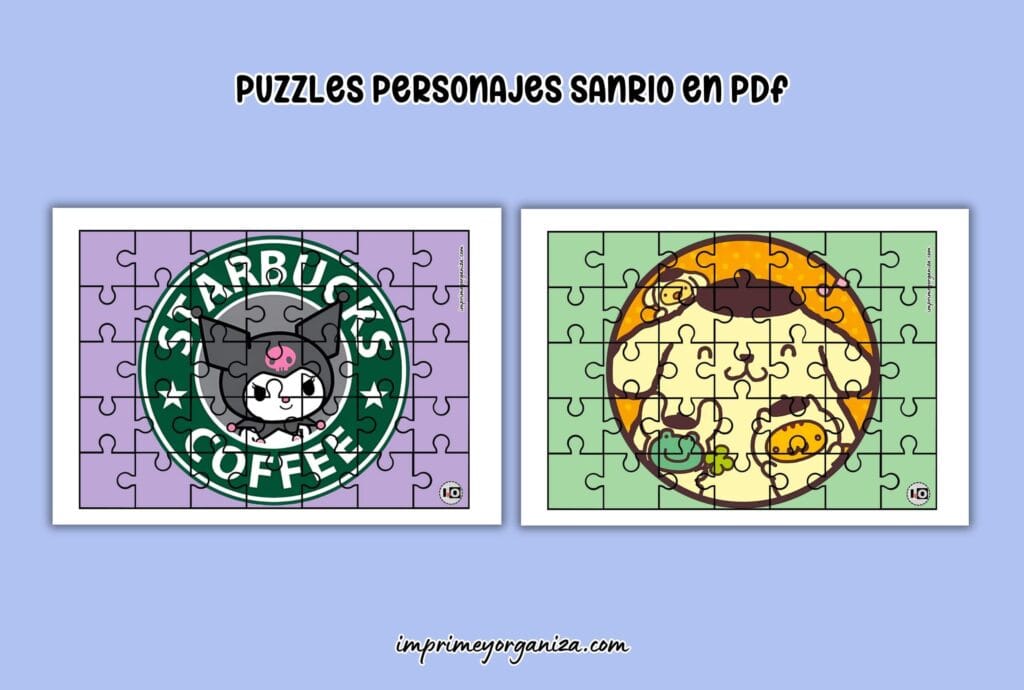 puzzles sanrio en pdf gratis