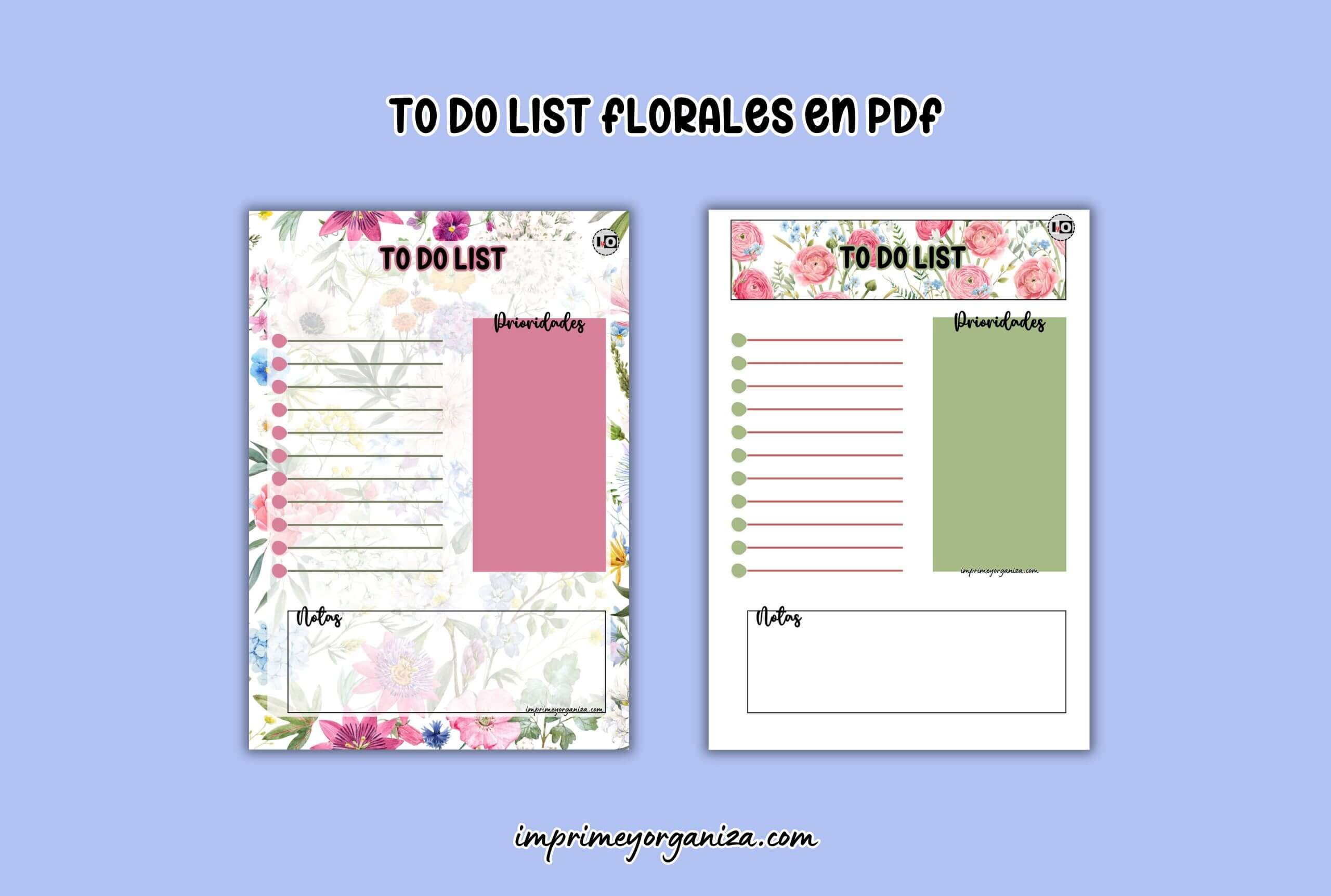 to do list florales en pdf gratis