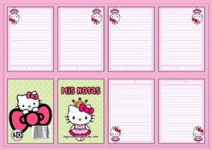Mini notas Hello Kitty