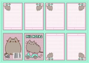 Mini notas Pusheen