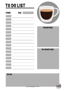 To Do List Black Coffee