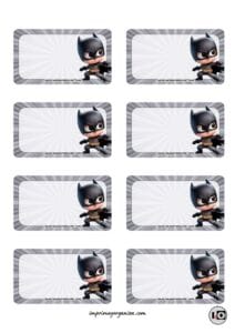 Etiquetas Escolares Batman