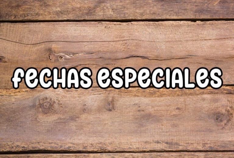 FECHAS ESPECIALES
