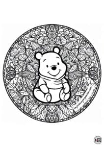 Mandalas de Personajes para imprimir y colorear [GRATIS]
