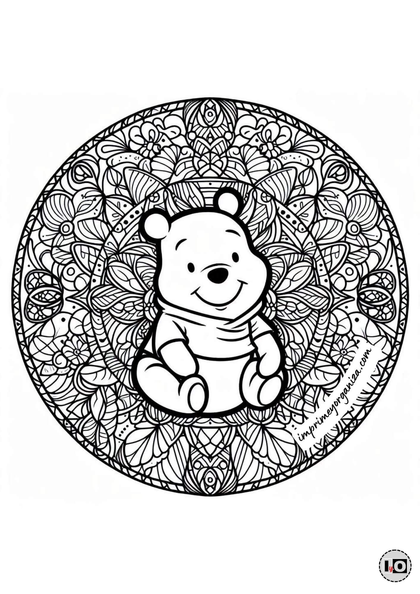 Mandala Winnie the Pooh
