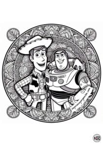 Mandala Woody y Buzz