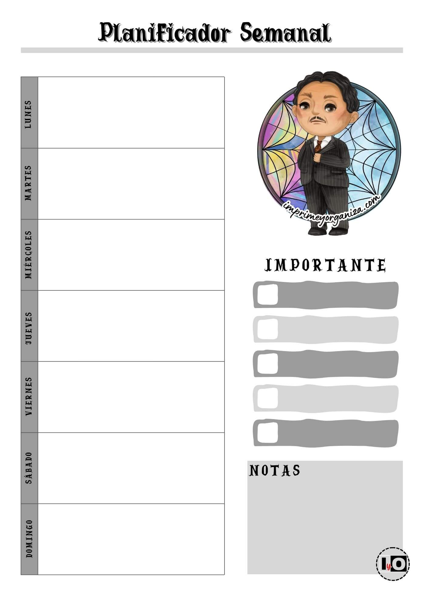 Planificador Semanal Gómez