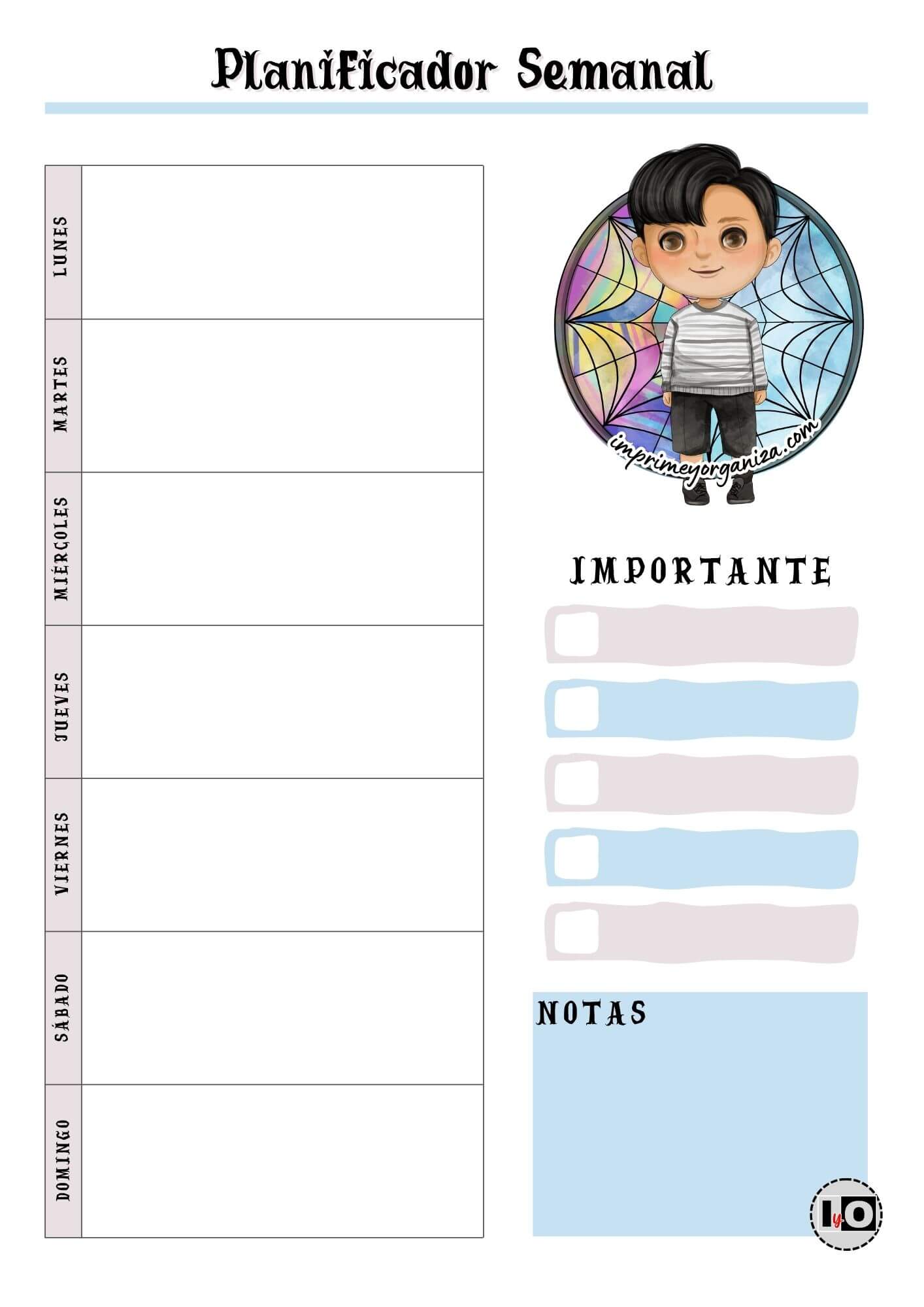 Planificador Semanal Pugsley