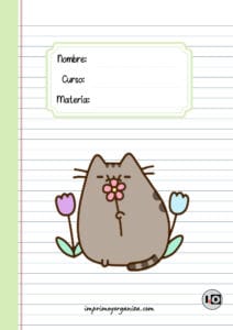 Portada Pusheen Flores