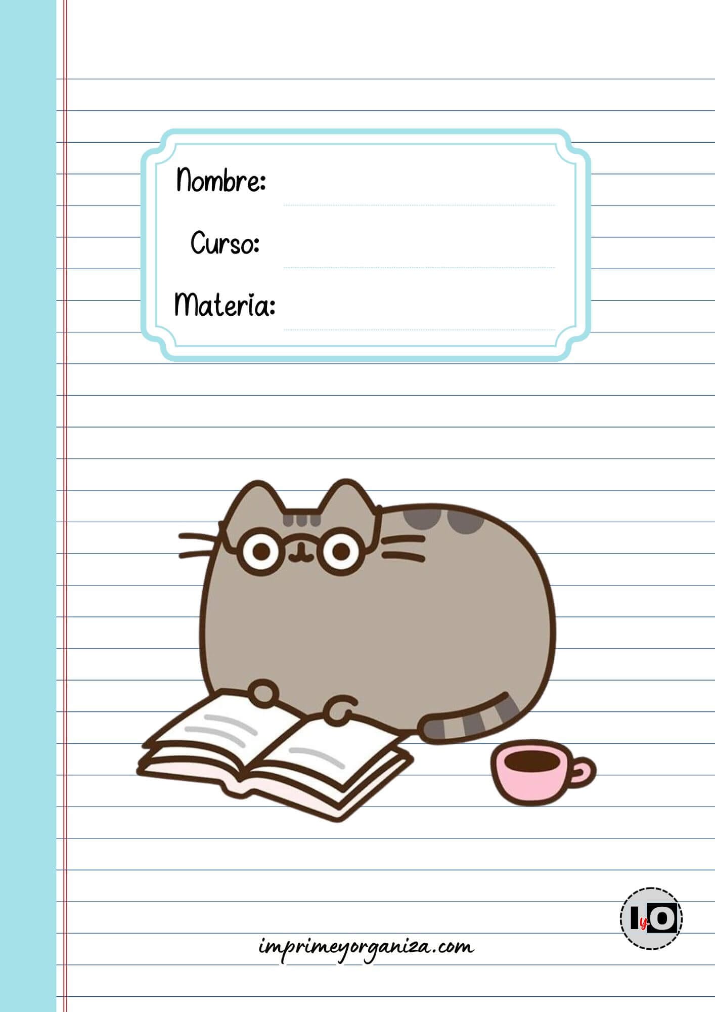 Portada Pusheen Gafas