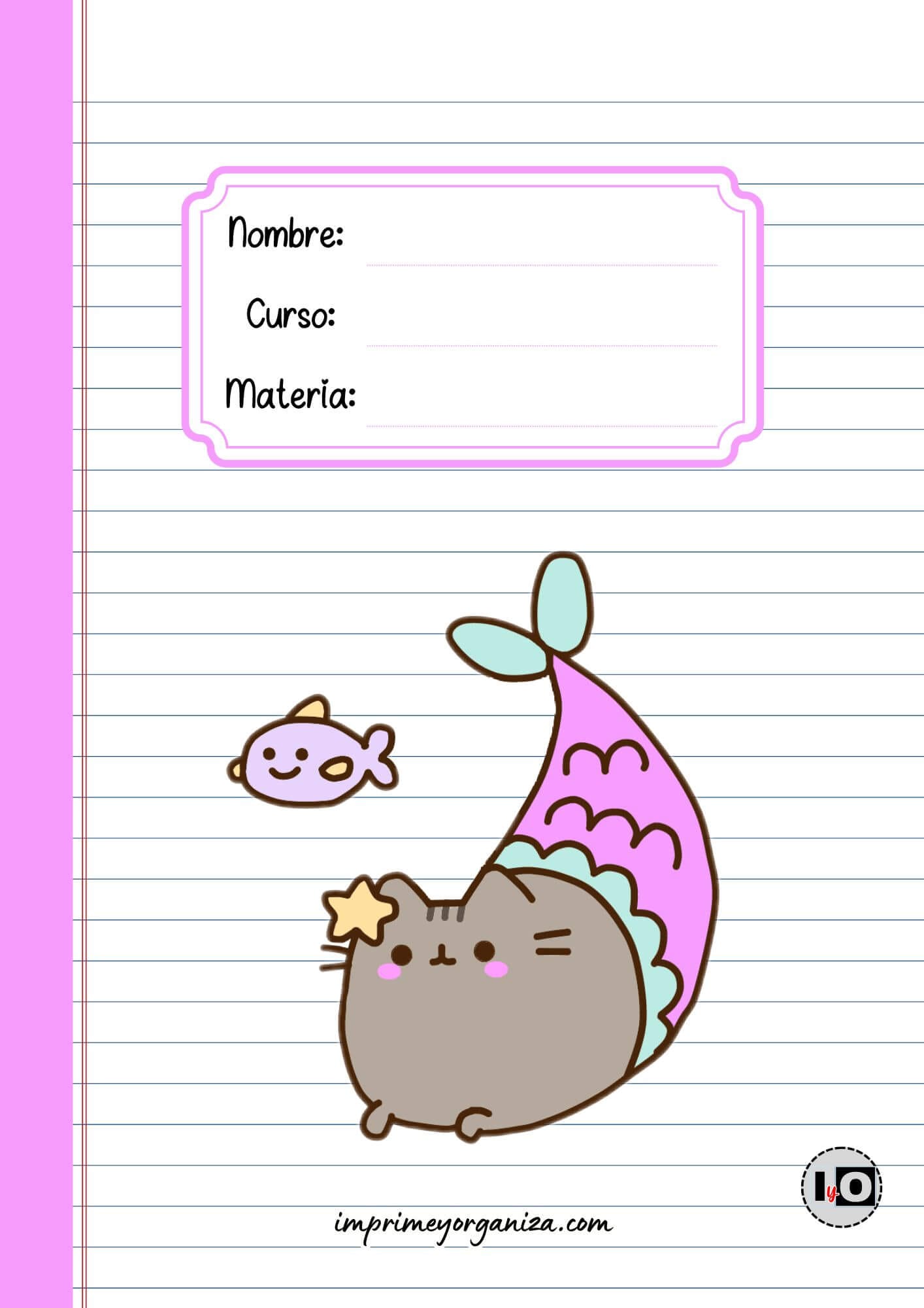 Portada Pusheen Sirena