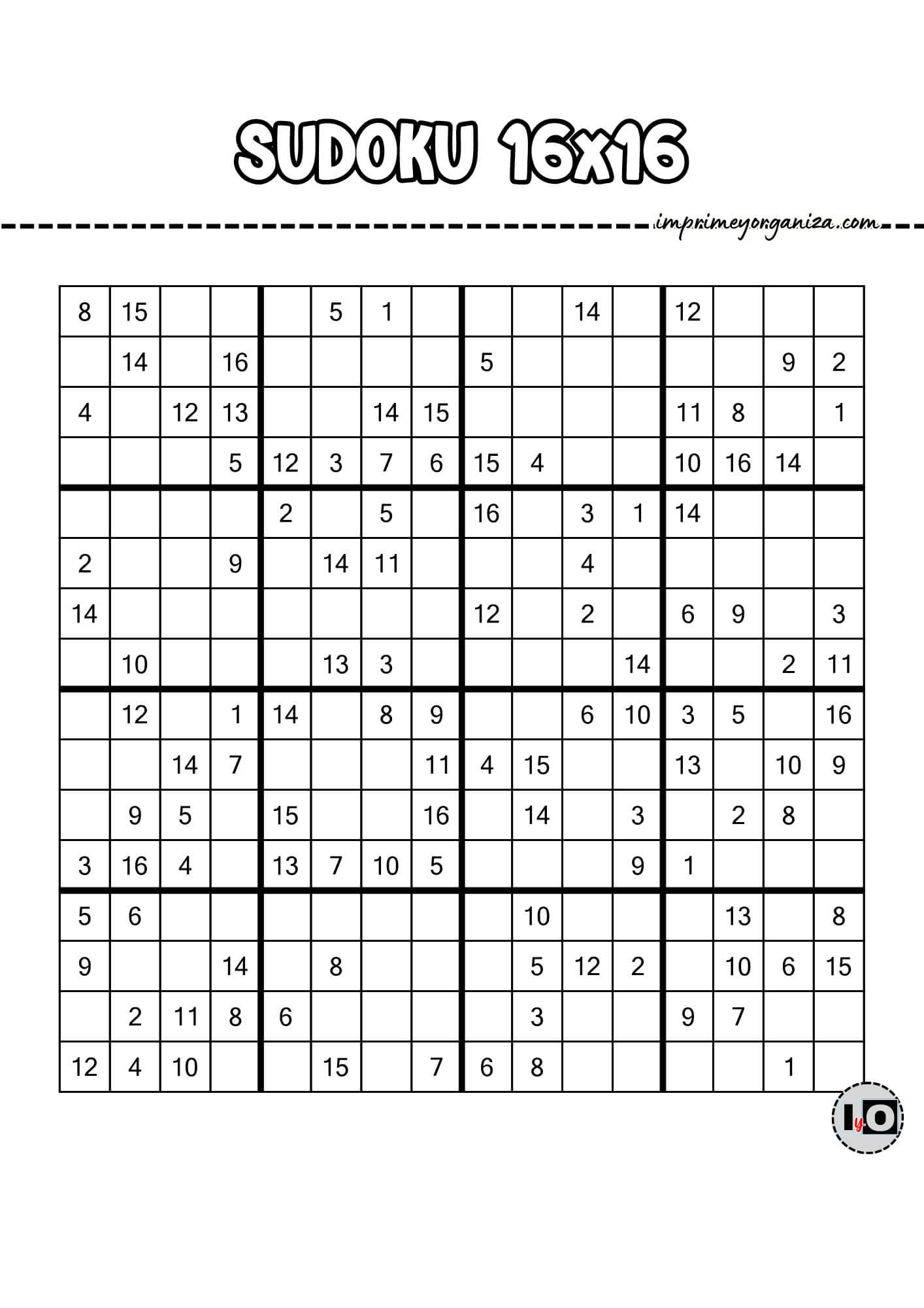 Sudoku 16x16 1