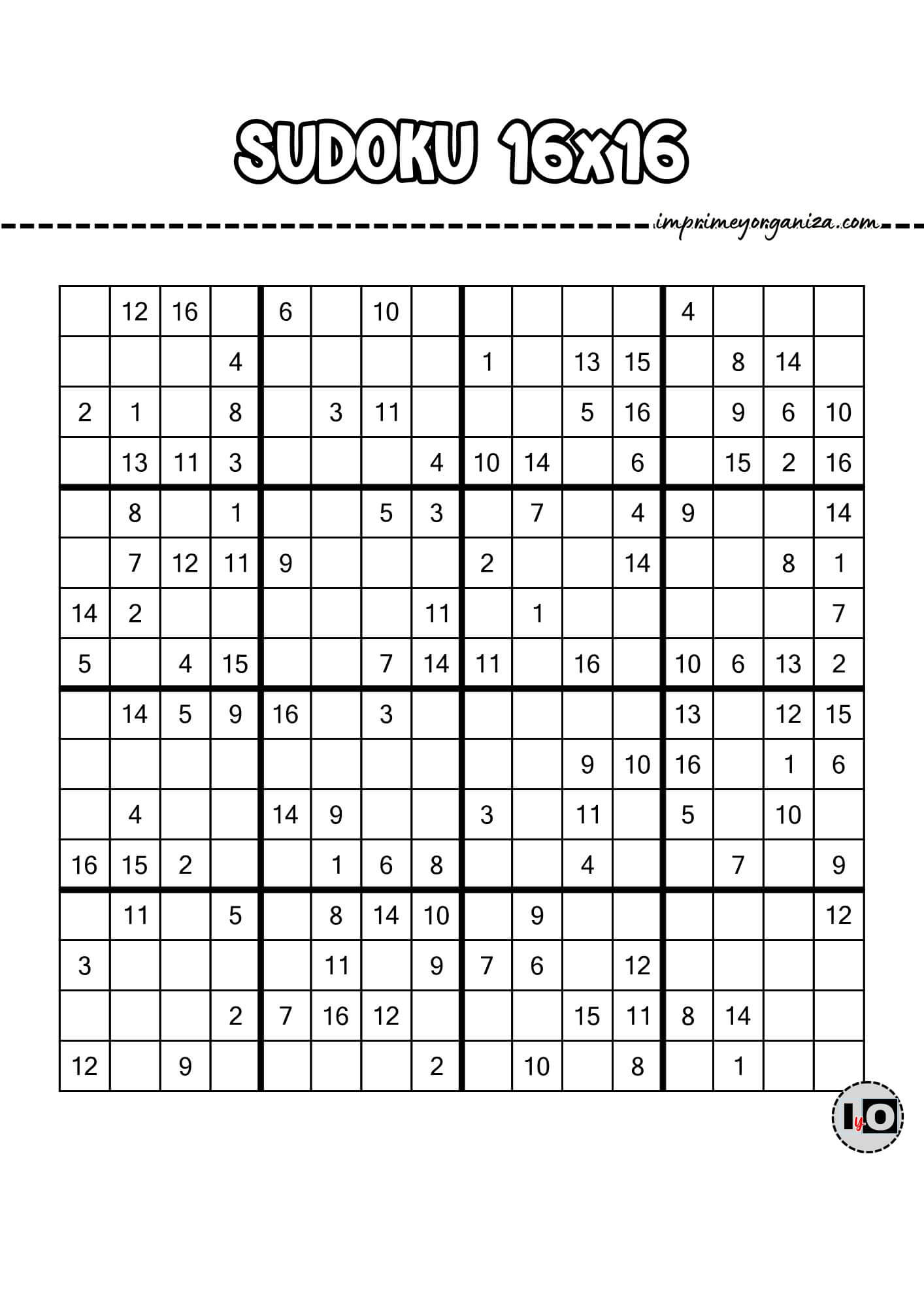 Sudoku 16x16 4