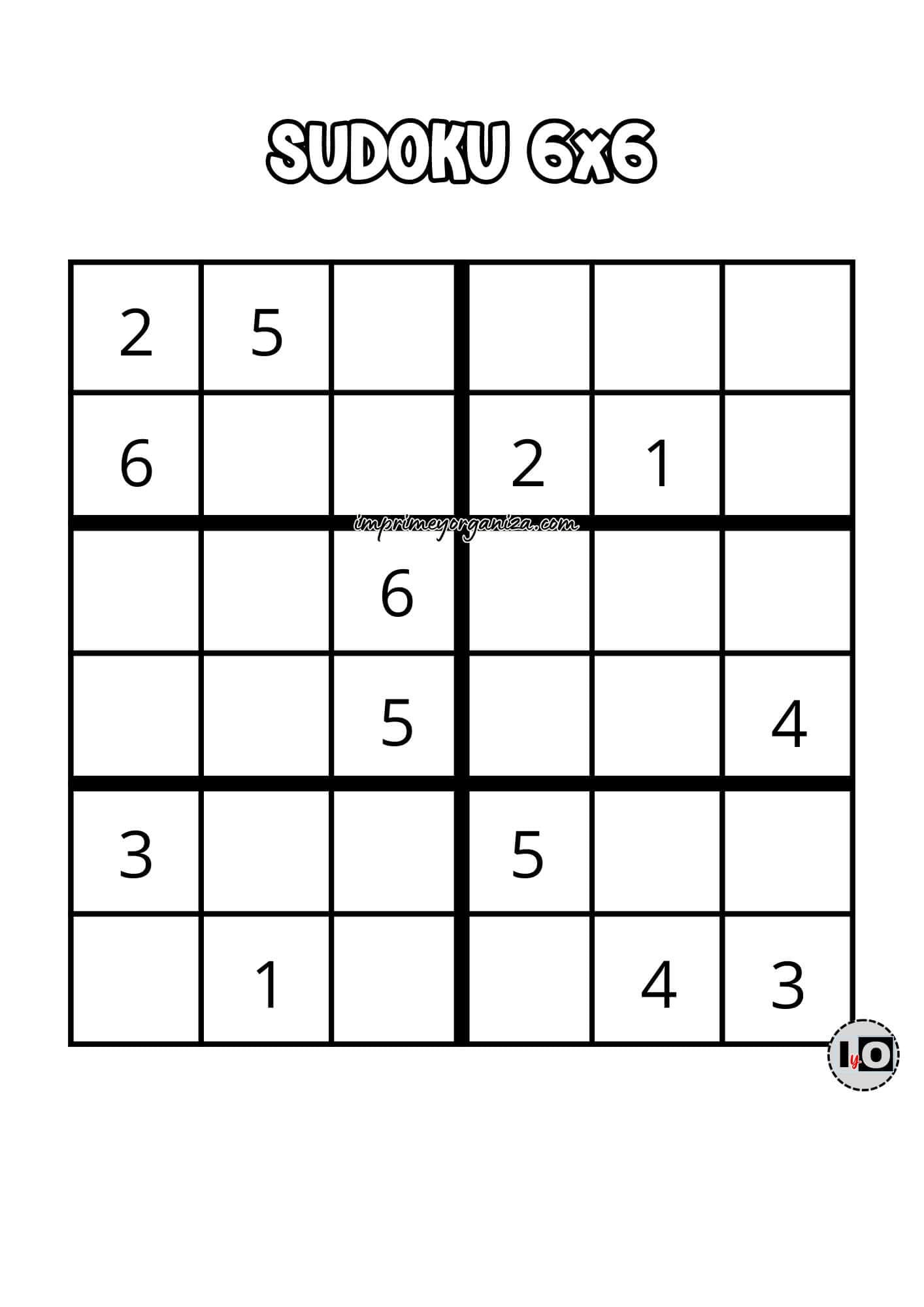 Sudoku 6x6 1
