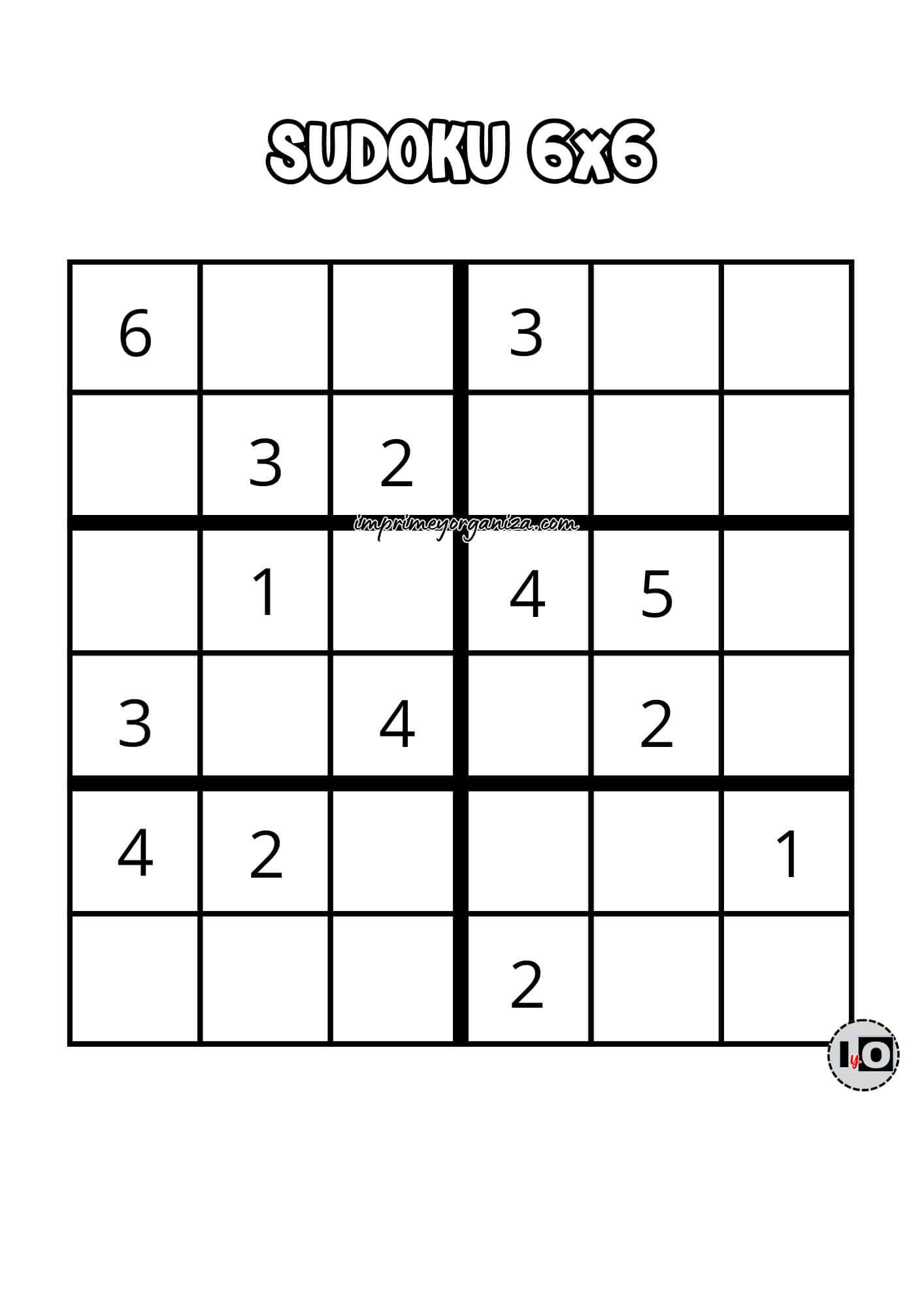 Sudoku 6x6 10
