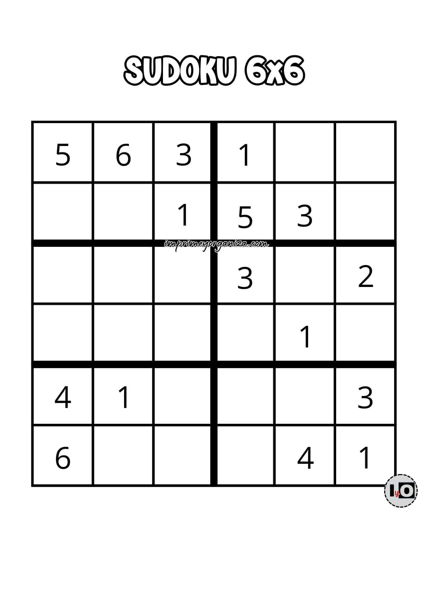 Sudoku 6x6 3