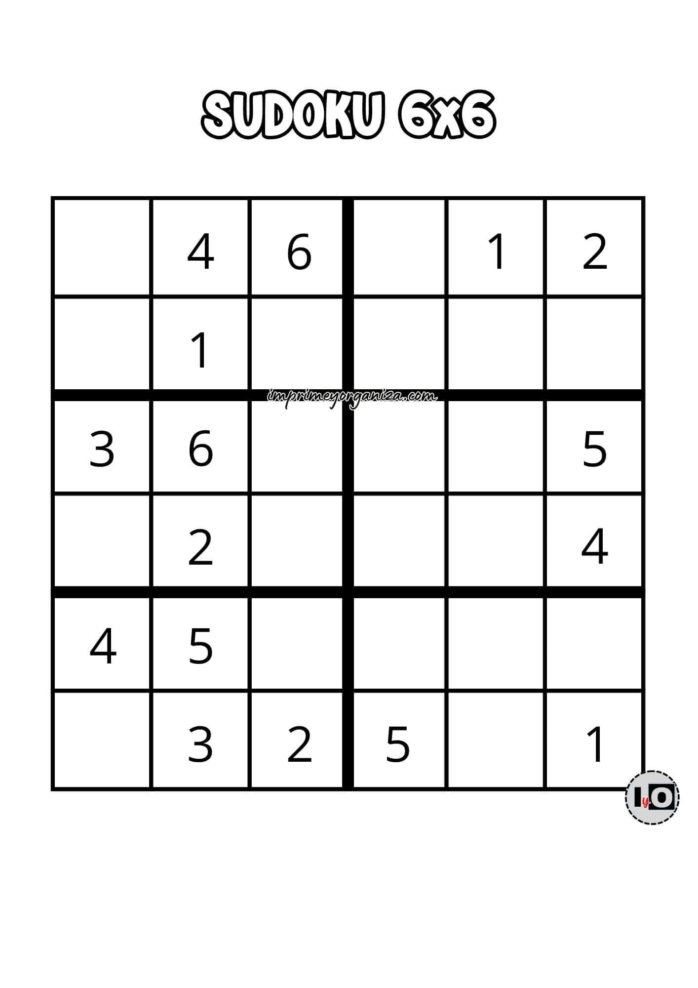 Sudoku 6x6 4
