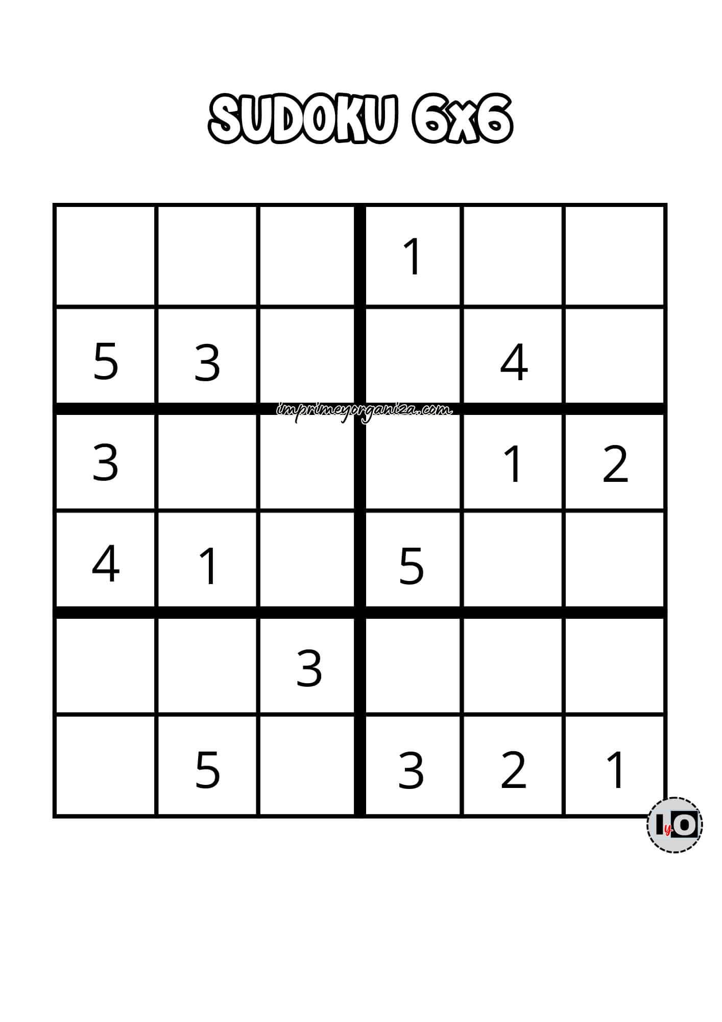 Sudoku 6x6 6